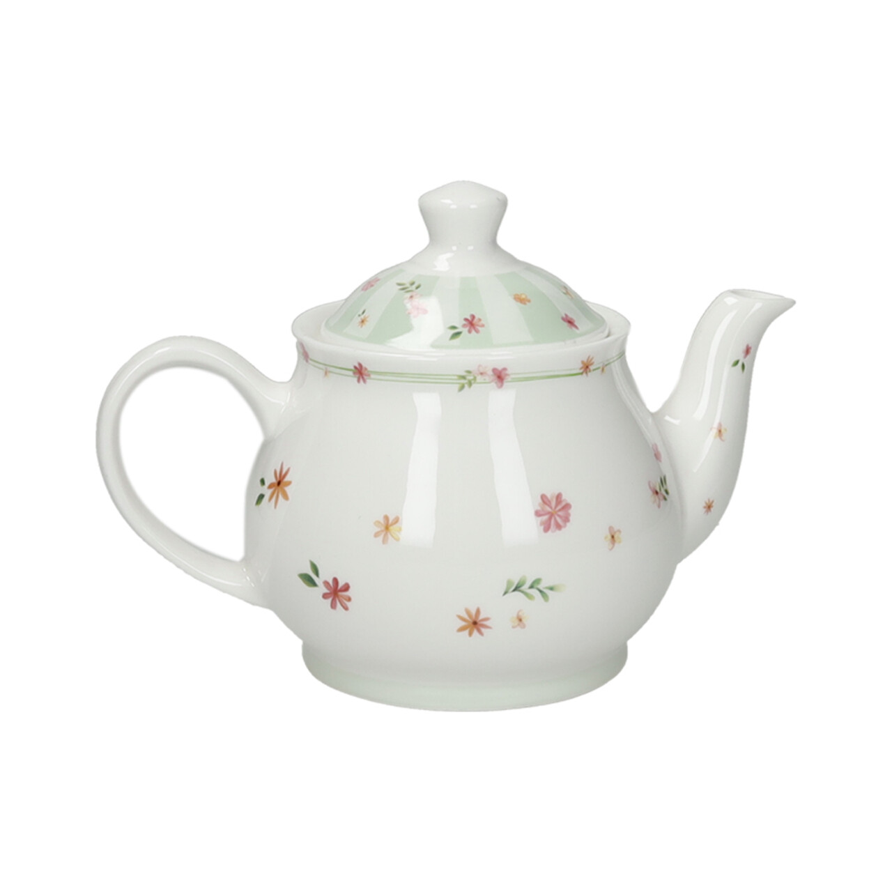 Ceainic, Polline Green, Brandani, 18x11x13 cm, 600 ml, portelan New Bone China - imagine 3